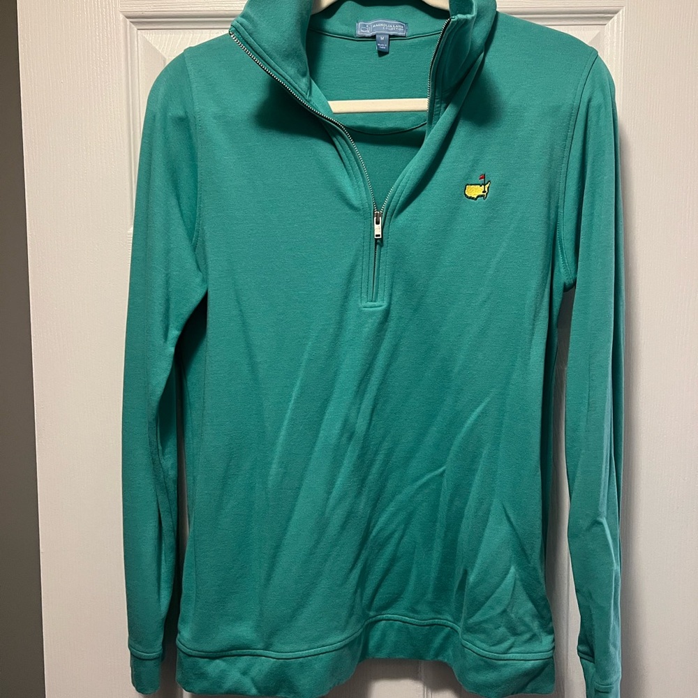 Masters Green Quarter-Zip Pullover- Worn Once